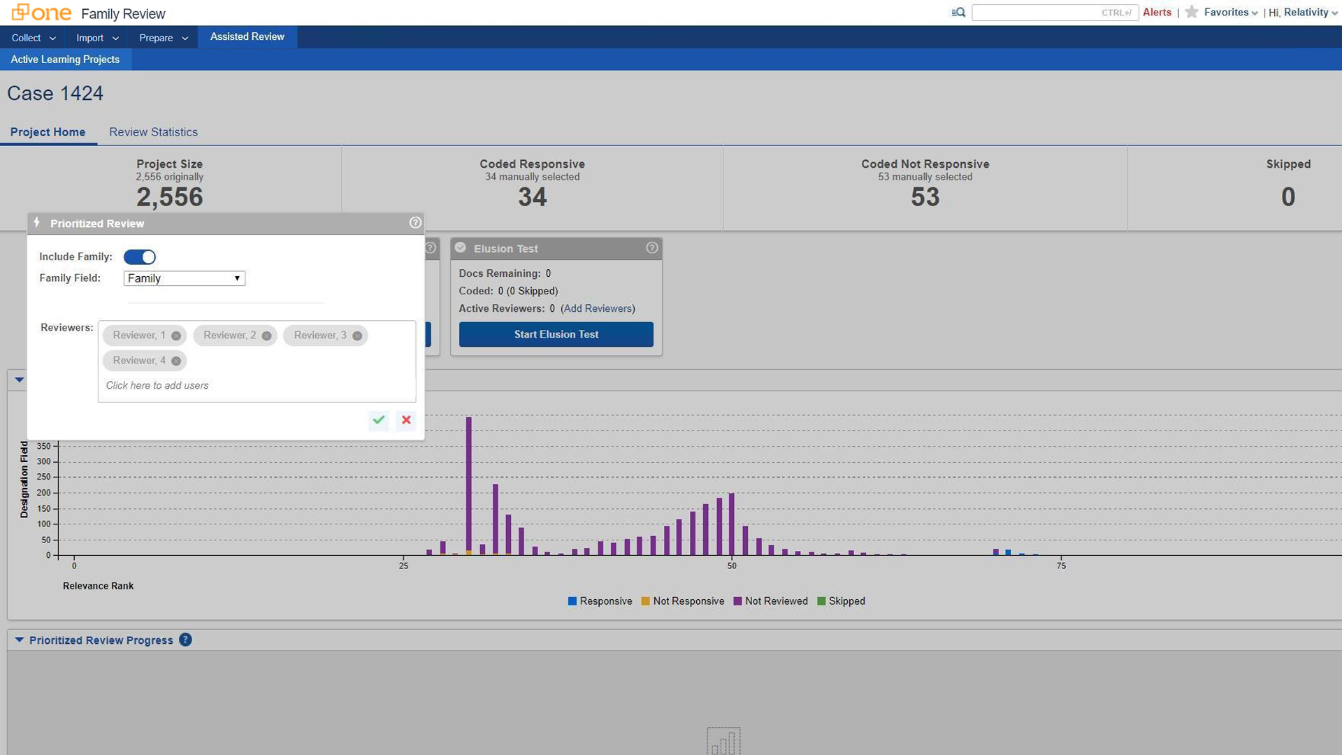 Active Learning family review screenshot